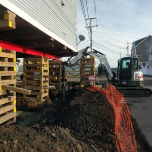 Construction work for a building's foundation - Payne Construction Services