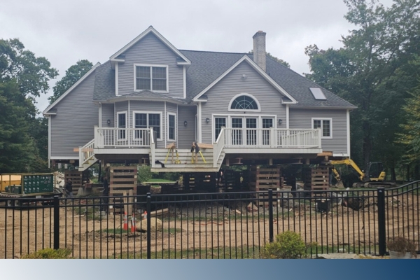 Heightened home for foundation repair