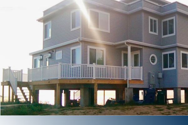 finished lifted house