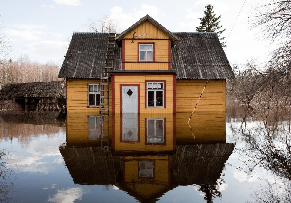 home flooding and submerged